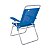 Kit 2 Cadeira Alta Boreal Reclinável 4 Posições Alumínio Suporta 110 Kg - Mor - Azul - Imagem 7