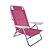 Cadeira Reclinável Summer 6 Posições Alumínio Praia Camping - Mor - Rosa - Imagem 1