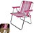 Cadeira Infantil Alta Alumínio Praia Camping - Mor - Rosa - Imagem 1