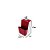 Kit Cozinha Pia Porta Dispenser Detergente + Lixeira 5L + Escorredor Talheres - Branco Crippa - Vermelho - Imagem 3