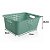 Caixa Cesto Organizador Grande 14,5l Plástico Multiuso Roupas Lavanderia Closet - CO 450 Ou - Verde Menta - Imagem 2