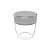 Kit Cozinha Smart S Dispenser Porta Detergente Esponja + Lixeira 2,5 L - Crippa - Cristal - Imagem 2