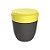 Lixeira 2,5 Litros Redonda Cesto Lixo Bancada Cozinha Escritório Banheiro Chumbo - Crippa - Amarelo - Imagem 3