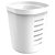 Cesto De Roupas Sujas Grande Flexível 46l Plástico Banheiro Lavanderia Cube - CF 3000 Ou - Branco - Imagem 1