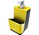 Dispensador para Detergente líquido Dispenser Chumbo - Crippa - Amarelo - Imagem 1