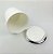 Lixeira 5 Litros Para Banheiro Cozinha Com Tampa Basculante Metalizada Cromada Plástica - AMZ - Branco - Imagem 3