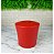 Lixeira 3 Litros Cesto De Lixo Multiuso Bancada Pia Cozinha Banheiro - AMZ - Vermelho - Imagem 2