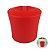 Lixeira 3 Litros Cesto De Lixo Multiuso Bancada Pia Cozinha Banheiro - AMZ - Vermelho - Imagem 1