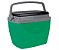 Caixa Térmica Cooler 6L Com Alça Porta Copos Bebidas Alimentos - Mor - Verde - Imagem 1