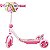 Patinete 3 Rodas Até 30 Kg Infantil Ursinho Unicórnio - Mor - Rosa - Imagem 2