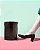 Lixeira Inox Retrô 5l Cesto Lixo Com Pedal Balde Interno Banheiro Cozinha - Mor - Preto - Imagem 4