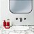 Kit Banheiro Dispenser Sabonete + Porta Escovas Pasta + Suporte Escova Sanitária - Mor - Vermelho - Imagem 2