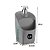 Kit Cozinha Lixeira 4 L Tampa Capacete + Dispenser Porta Detergente Esponja - Uz - Cinza - Imagem 3