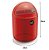 Kit Cozinha Lixeira 4 L Tampa Capacete + Dispenser Porta Detergente Esponja - Uz - Vermelho - Imagem 2