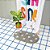 Cortina Box Banheiro 1,8x1,8m Infantil Gancho Poliéster Estampada - Mor - Hello - Imagem 2