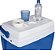 Caixa Térmica Cooler 34 L Com Alça Porta Copos Bebidas Alimentos - Mor - Azul - Imagem 3