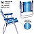 Kit 2 Cadeira Alta Sannet Adulto + 1 Cadeira Infantil Alumínio - Mor - Azul - Imagem 2