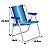 Kit 2 Cadeira Alta Sannet Adulto + 1 Cadeira Infantil Alumínio - Mor - Azul - Imagem 5