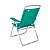 Kit 2 Cadeira Boreal Reclinável 4 Pos Alum + Guarda Sol 2,6m Alum + Saca Areia - Mor - Verde - Imagem 6