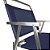 Kit 2 Cadeira De Praia Oversize Alumínio 140 Kg Piscina Camping - Mor - Azul Marinho - Imagem 4