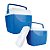 Kit Caixa Térmica 34 + 18 Litros Cooler Alça Porta Copos Bebidas - Mor - Azul - Imagem 1