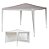 Kit Tenda Gazebo Rafia 3x3 m + Conjunto 2 Paredes Branco Praia Camping - Mor - Imagem 1