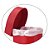 Kit Cozinha Dispenser Porta Detergente + Lixeira Hide 3,5 Litros Pia - Ou - Vermelho - Imagem 4