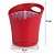 Kit Cozinha Dispenser Porta Detergente + Escorredor Suporte Talheres Pia - Ou - Vermelho - Imagem 2