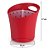 Kit Cozinha Dispenser Porta Detergente + Escorredor Suporte Talheres Pia - Ou - Vermelho - Imagem 2