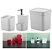 Kit Cozinha Trium Escorredor Talheres + Dispenser Detergente + Lixeira - KTE 012 Ou - Branco - Imagem 1