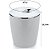 Kit Conjunto Banheiro 2pç Vitra Lixeira 5 L + Porta Escova Sanitária - Ou - Branco - Imagem 2