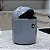 Kit Cozinha Lixeira 4 Litros Tampa Capacete + Dispenser Pia Porta Detergente - Uz - Cinza - Imagem 2