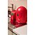 Kit Cozinha Lixeira 4 Litros Tampa Capacete + Dispenser Pia Porta Detergente - Uz - Vermelho - Imagem 2