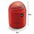 Kit Cozinha Lixeira 4 Litros Tampa Capacete + Dispenser Pia Porta Detergente - Uz - Vermelho - Imagem 3