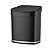 Lixeira 2,5 Litros Com tampa Plástica cesto Lixo Para Bancada Cozinha Banheiro Rose - 1258PTR Future - Preto - Imagem 1