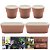 Kit Plantar 5 Vaso Autoirrigável Plantas Flor Tempero Jardim - Ou - Terracota - Imagem 1