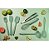 Kit Utensílios Cozinha 5 Pçs Silicone Espátula Pincel Concha Colher Pegador - Ou - Terracota - Imagem 3