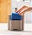 Dispenser Porta Detergente Líquido Esponja Organizador Cozinha Flat - 17002 Coza - Vermelho - Imagem 4