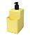 Dispenser Porta Detergente Líquido Esponja Organizador Cozinha Single - 17008 Coza - Amarelo - Imagem 3