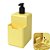 Dispenser Porta Detergente Líquido Esponja Organizador Cozinha Single - 17008 Coza - Amarelo - Imagem 1