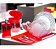 kit Escorredor Louças Copos + Dispenser Detergente + Lixeira - Smart S Crippa - Vermelho - Imagem 2