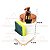 Kit Lixeira 2,5 Litros Escorredor Talheres Dispenser Porta Detergente Cozinha Branco Rose - Future - Imagem 4