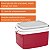 Caixa Térmica Cooler Tropical 12 Litros Bebidas e Alimentos- Soprano - Vermelho - Imagem 2