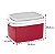 Caixa Térmica Cooler Tropical 12 Litros Bebidas e Alimentos- Soprano - Vermelho - Imagem 4