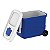 Caixa Térmica Cooler Tropical 50 Litros com Rodas Bebidas e Alimentos - Soprano - Azul - Imagem 3