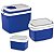Combo Caixa Térmica 32 - 12 - 5 Litros Cooler Alimentos Bebidas - Soprano - Azul - Imagem 3