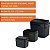 Combo Caixa Térmica 32 - 12 - 5 Litros Cooler Alimentos Bebidas - Soprano - Preto - Imagem 2