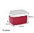 Combo Caixa Térmica 32 - 12 - 5 Litros Cooler Alimentos Bebidas - Soprano - Vermelho - Imagem 5