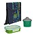 Kit Bolsa Térmica 6l Alça + Pote Refil Lancheira 1,2L + Cantil 600ml Infantil - Soprano - Verde - Imagem 1