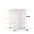 Kit Lixeira 2,5L Escorredor Talheres Organizador Porta Detergente Cozinha Cromado - Future - Imagem 4